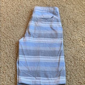 Nautica boy’s Blue striped shorts Size 18